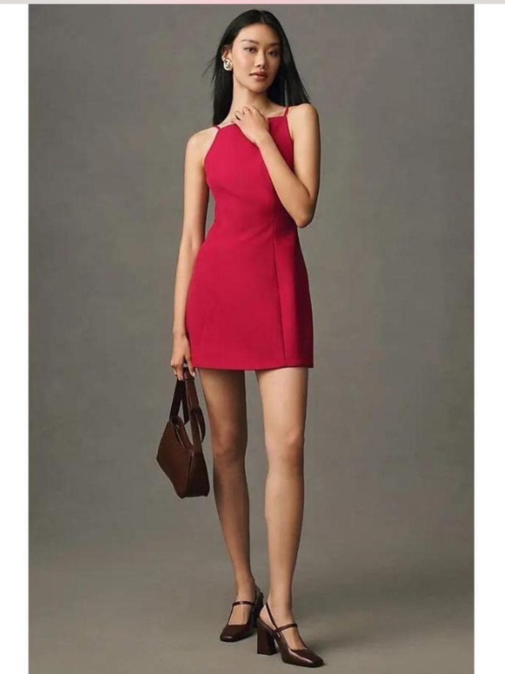 NWT Anthropologie size XXS Mini Dress in red
